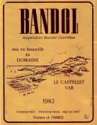 Bandol-Le Castelet 1982